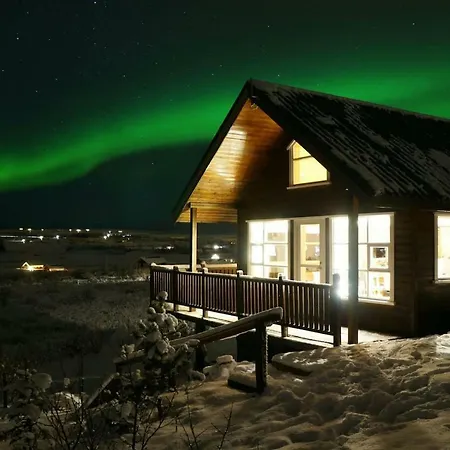 Cottage With Glass Bubble And Hot Tub Reykholt  Exterior foto