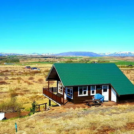 Cottage With Glass Bubble And Hot Tub Reykholt  Exterior foto
