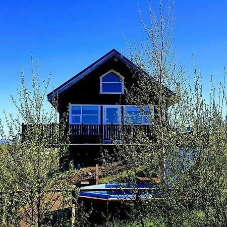 Cottage With Glass Bubble And Hot Tub Reykholt  Exterior foto