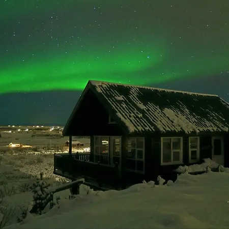 Cottage With Glass Bubble And Hot Tub Reykholt  Exterior foto